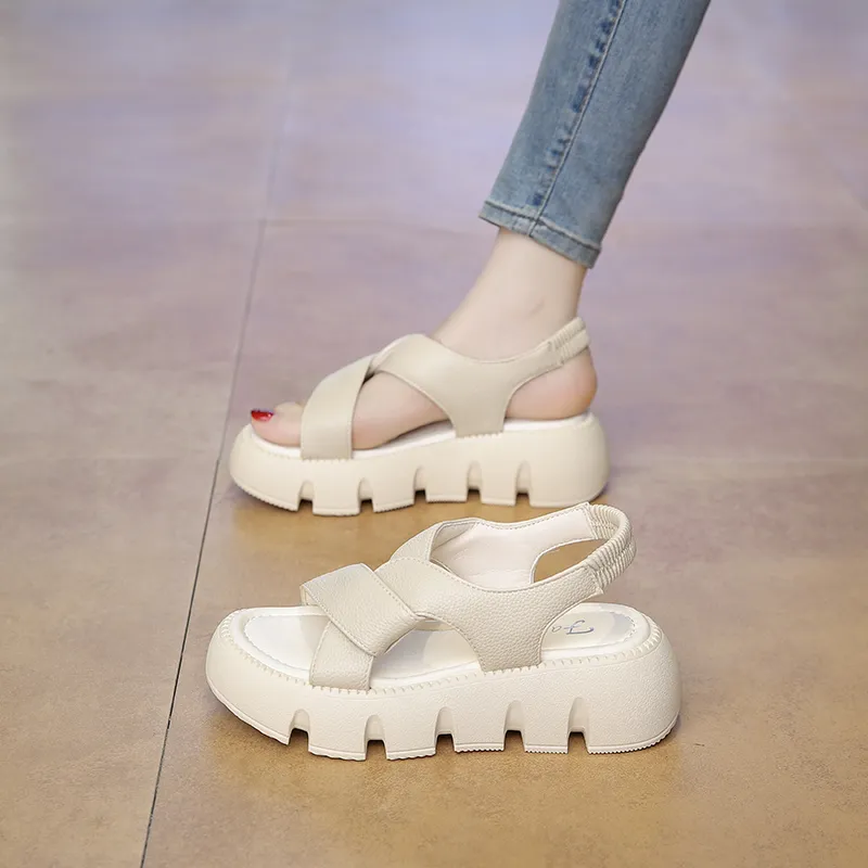 AJPAP One Strap Sandals 5CM Women's-8