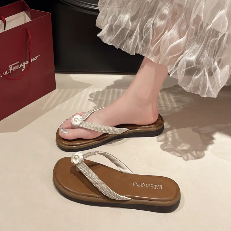 AJPAP Odor Resistant, Abrasion Resistant Flip Flops Women's-7