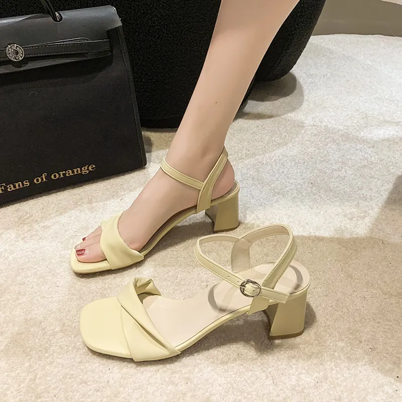 AJPAP One Strap Sandals 6.5cm Women's-7