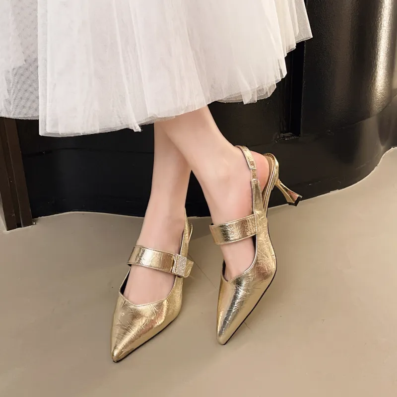 AJPAP Slim Heel High Heels Women's-11
