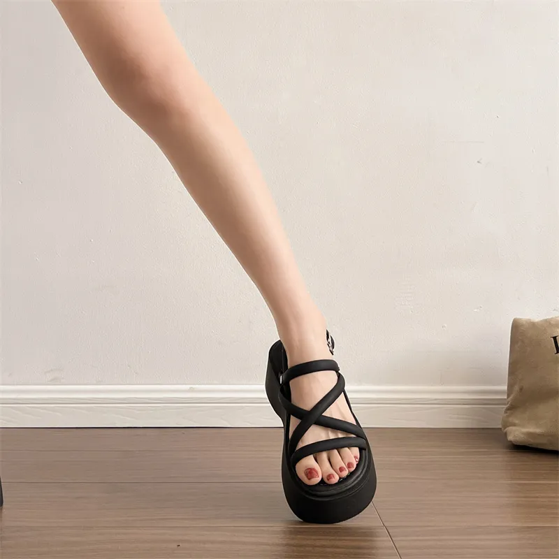 AJPAP One Strap Sandals 5.5CM Women's-3