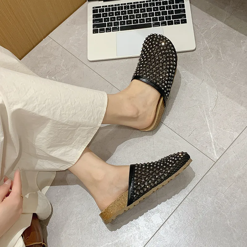 AJPAP Closed Toe Slippers Women's-5