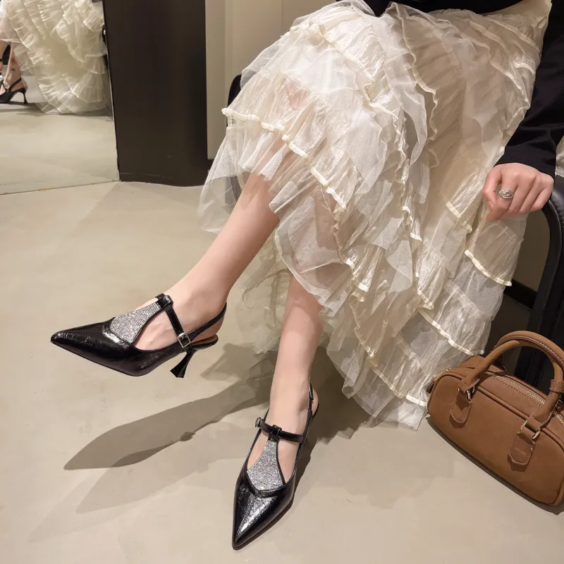 AJPAP Slim Heel High Heels Women's-1