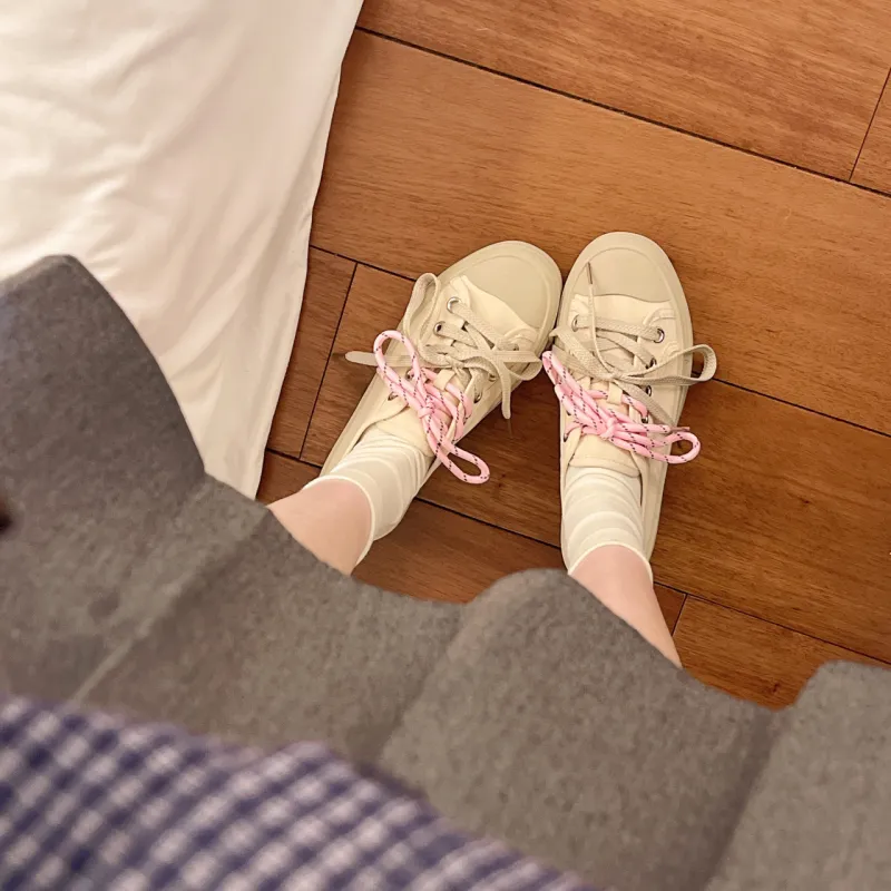 AJPAP Low Top Canvas Shoes Women's-17