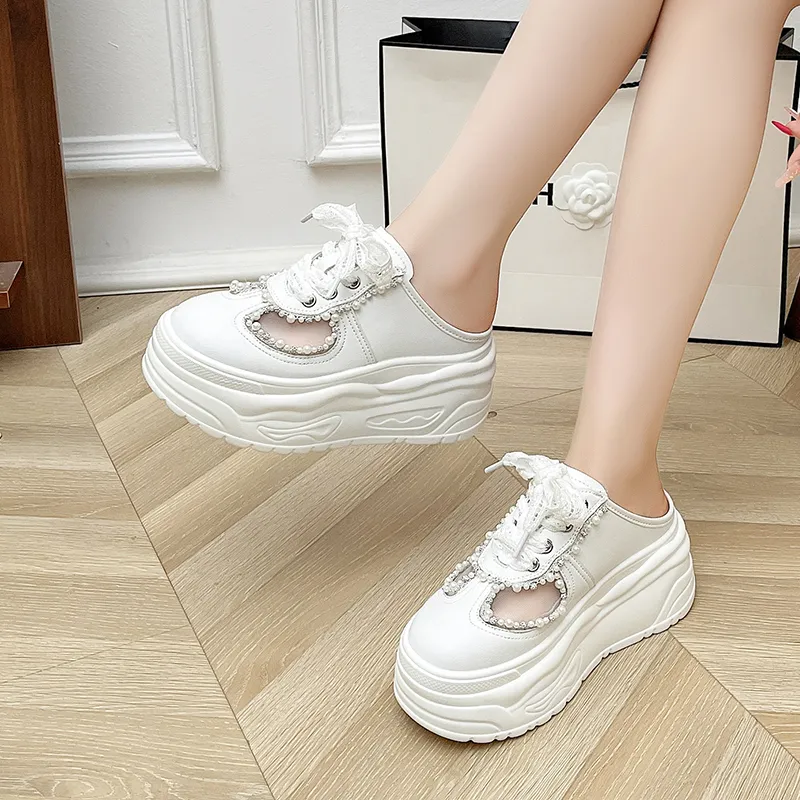 AJPAP Odor Resistant Abrasion Resistant Slip Resistant Closed Toe Slippers Women's-4