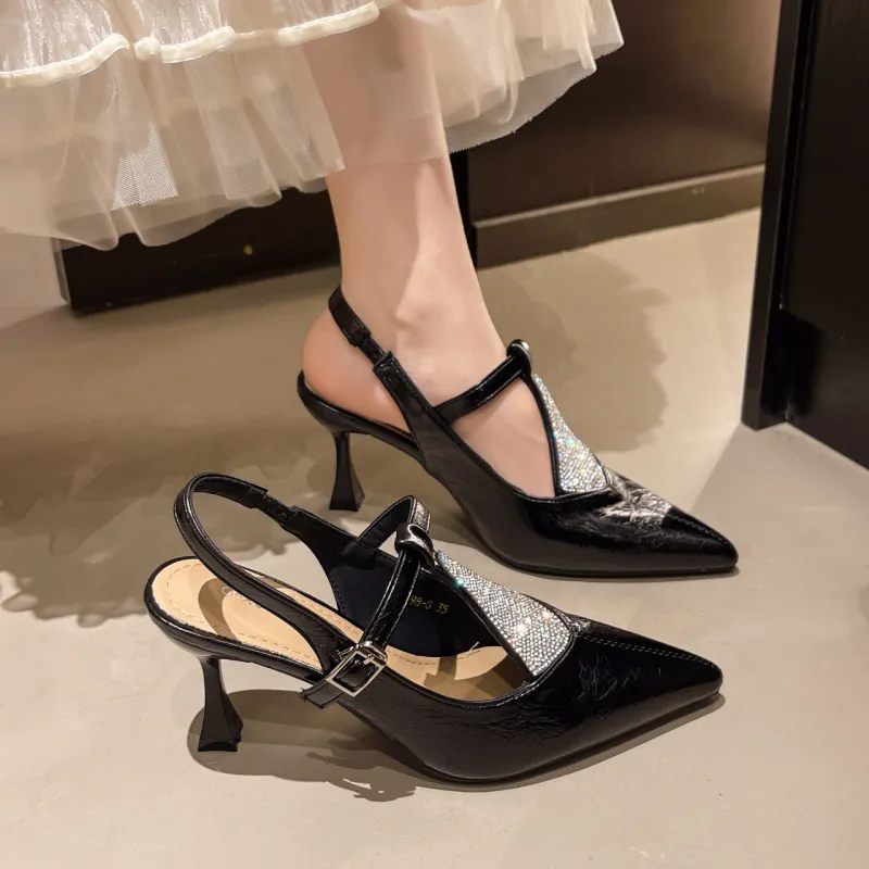 AJPAP Slim Heel High Heels Women's-3