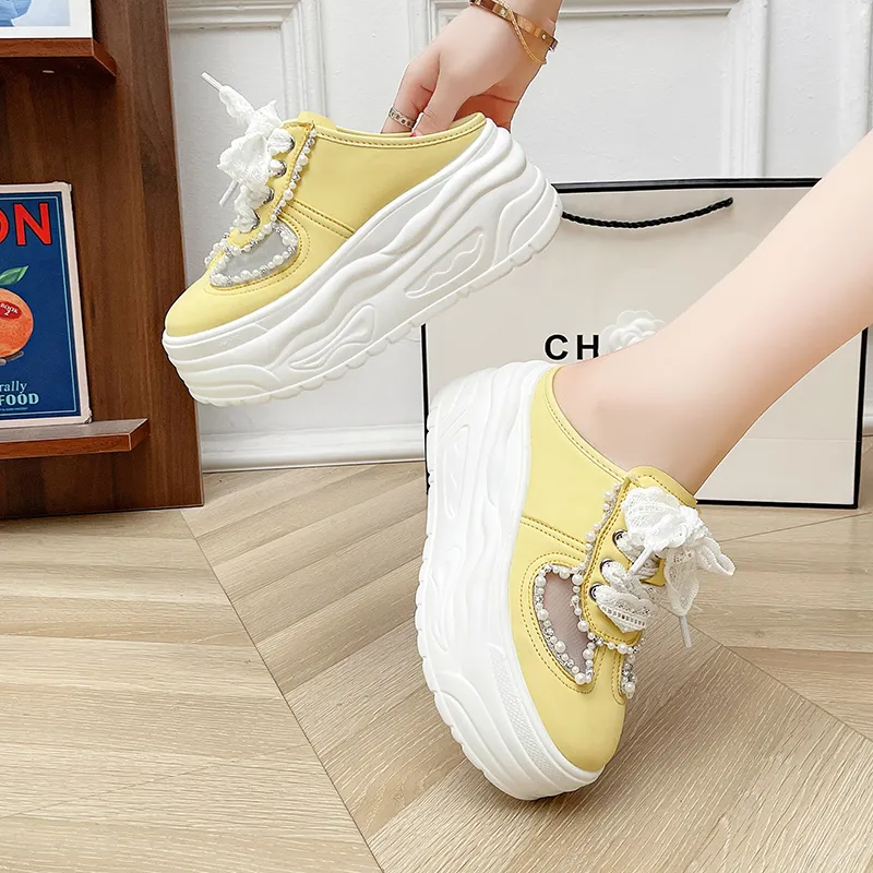 AJPAP Odor Resistant Abrasion Resistant Slip Resistant Closed Toe Slippers Women's-9