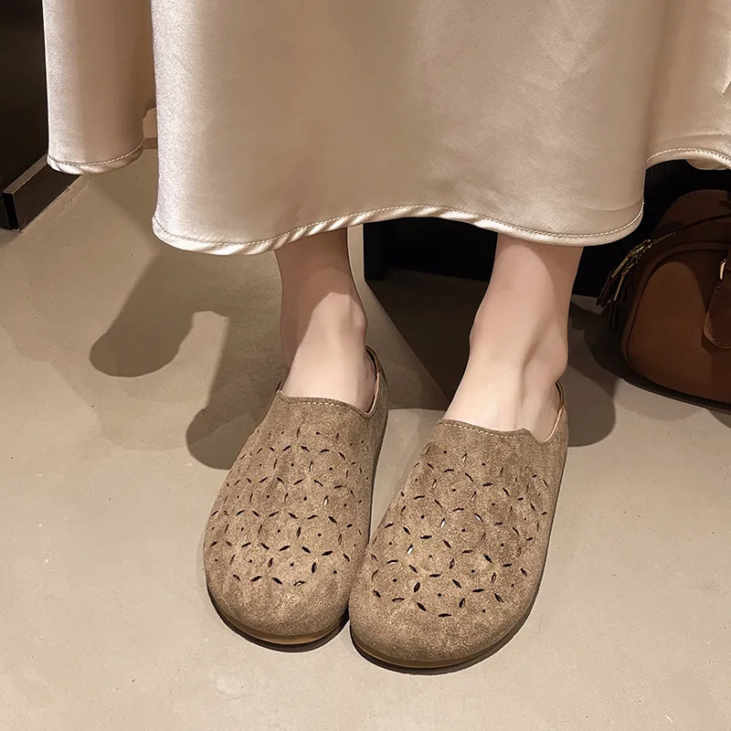 AJPAP Odor Resistant Abrasion Resistant Slip Resistant Closed Toe Slippers Women's-13