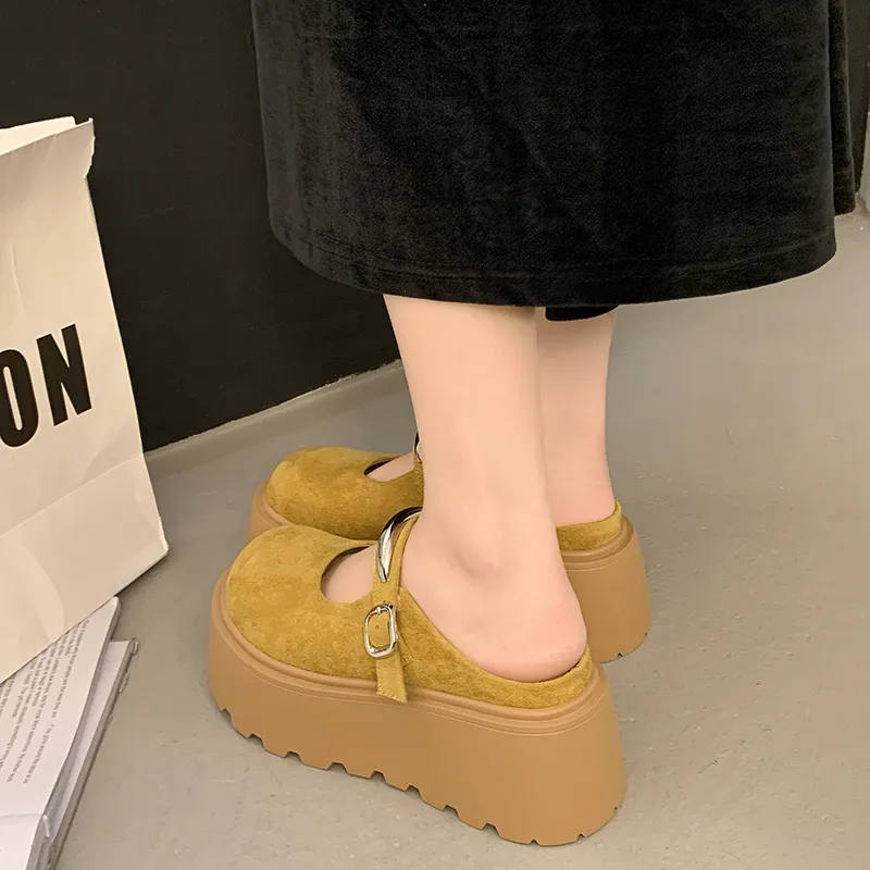 AJPAP Rubber Sole Odor Resistant Abrasion Resistant Slip Resistant Closed Toe Slippers Women's-1