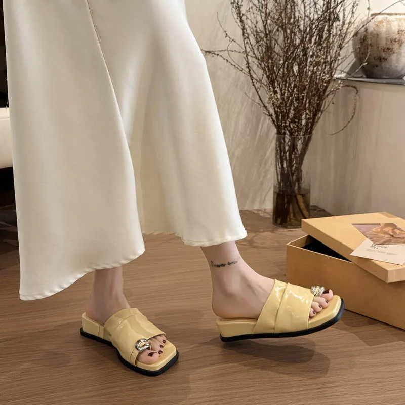 AJPAP Slip Resistant Abrasion Resistant Slide Slippers Women's-17