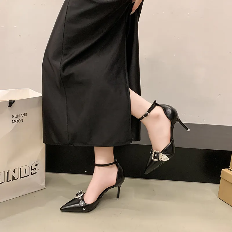 AJPAP Slim Heel High Heels Women's-1