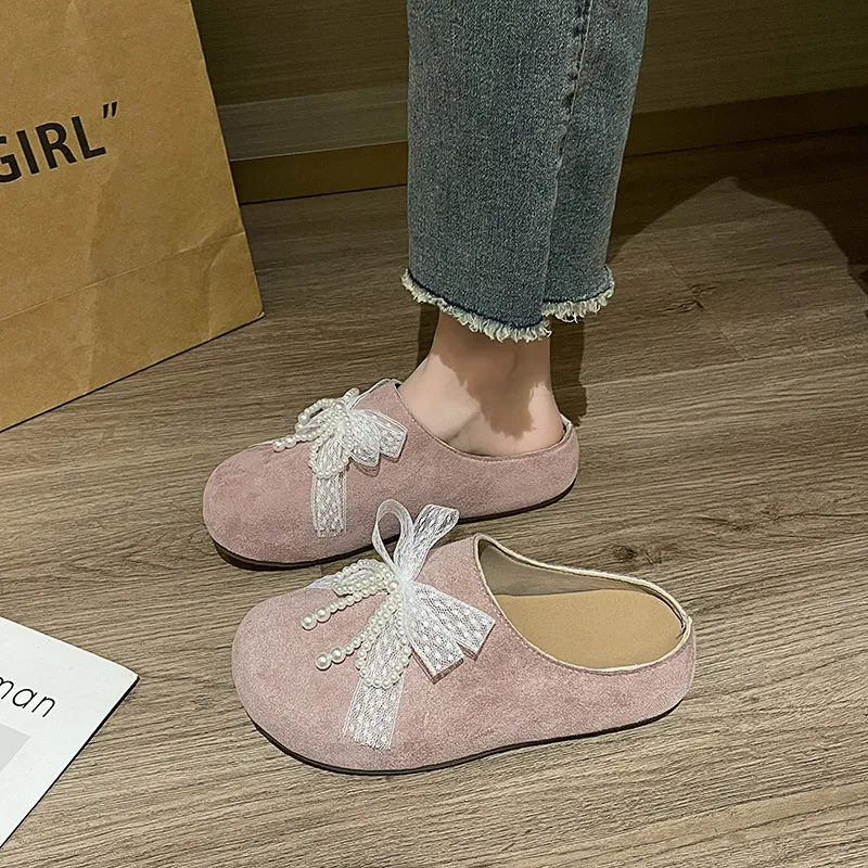 AJPAP Quiet Odor Resistant Abrasion Resistant Wrap toe Slippers Women's-1