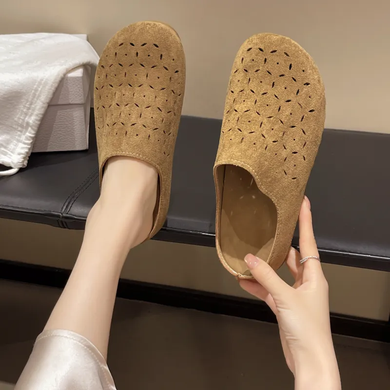 AJPAP Odor Resistant Abrasion Resistant Slip Resistant Closed Toe Slippers Women's-1