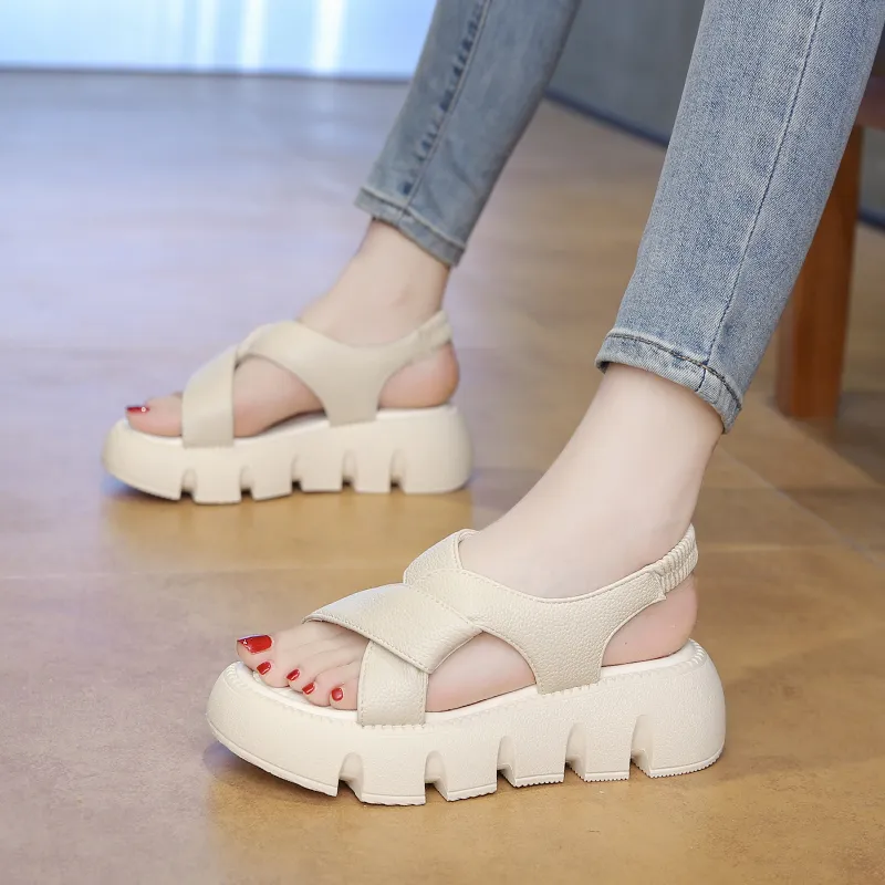 AJPAP One Strap Sandals 5CM Women's-9