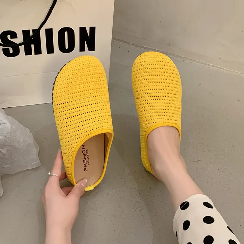 AJPAP Odor Resistant, Abrasion Resistant Closed Toe Slippers Women's-8