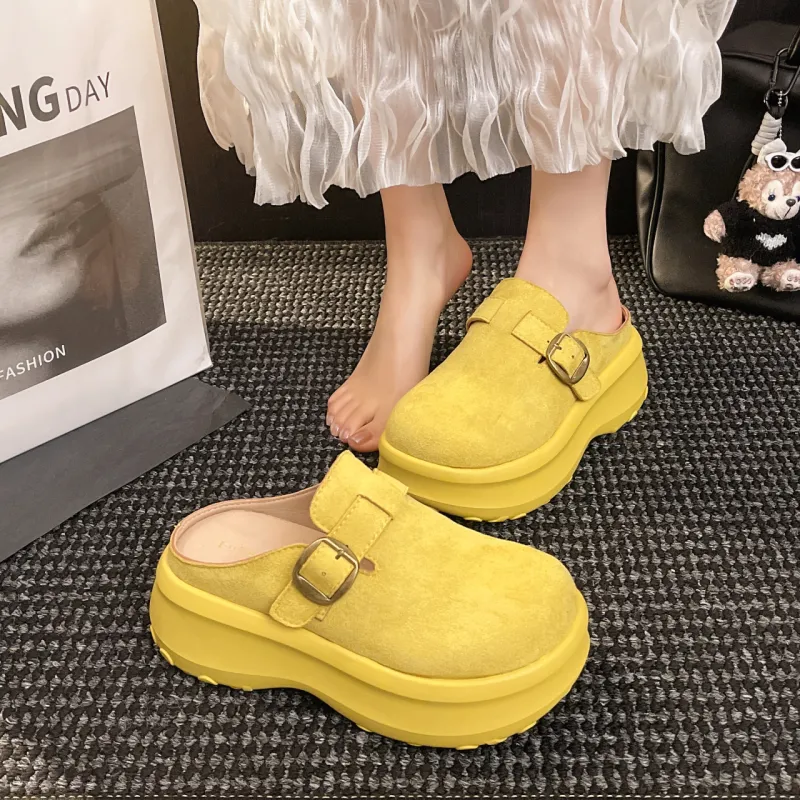 AJPAP Metal Closed Toe Slippers Women's-3
