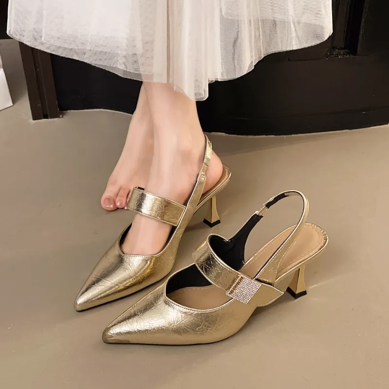 AJPAP Slim Heel High Heels Women's-10