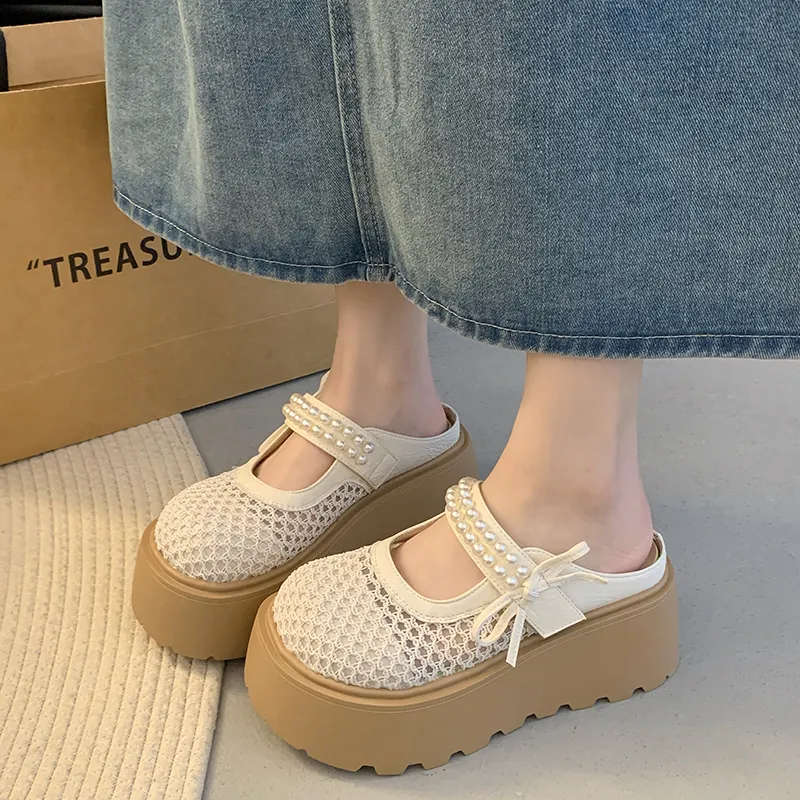 AJPAP Slip Resistant Quick Dry Closed Toe Slippers Women's-4