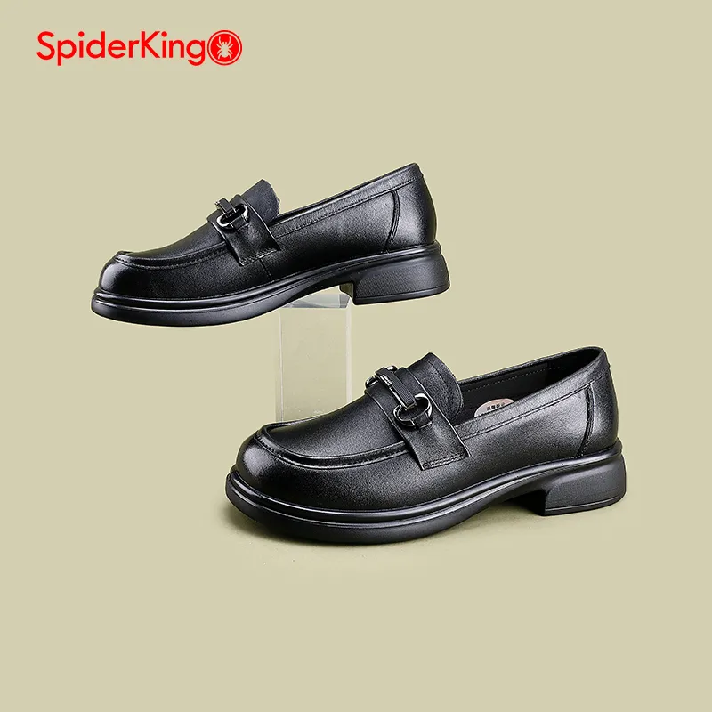 Spider King Loafers Women's Black-2