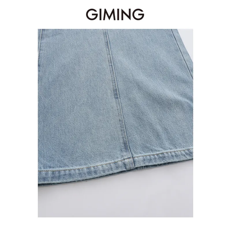GIMING Jeans Women's Light Blue-3