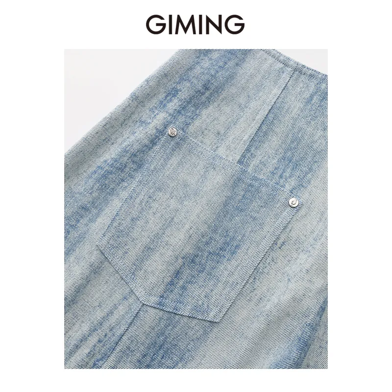 GIMING Jeans Women's Blue-3