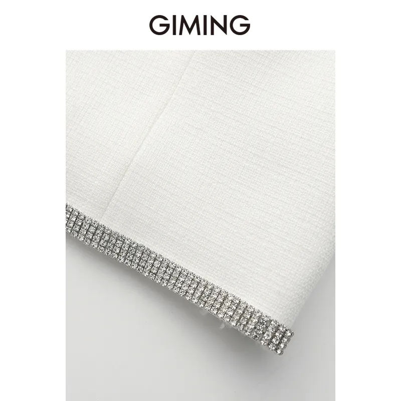 GIMING Tank Tops Women's White-5