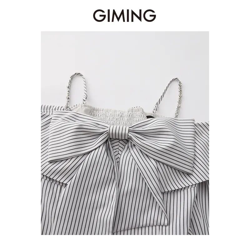 GIMING Shirts Women's Black+White-2