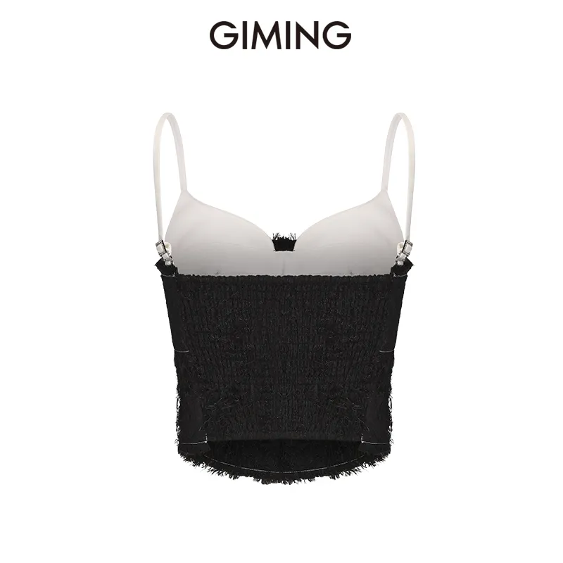 GIMING Camisoles Women's White+Black-1