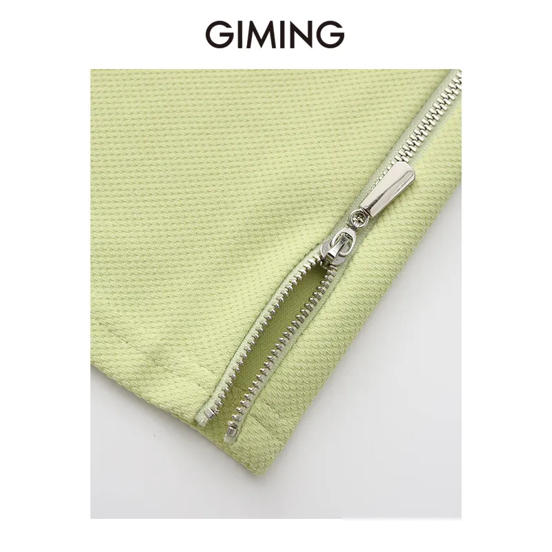 GIMING Sleeveless Dresses Women's Green-4