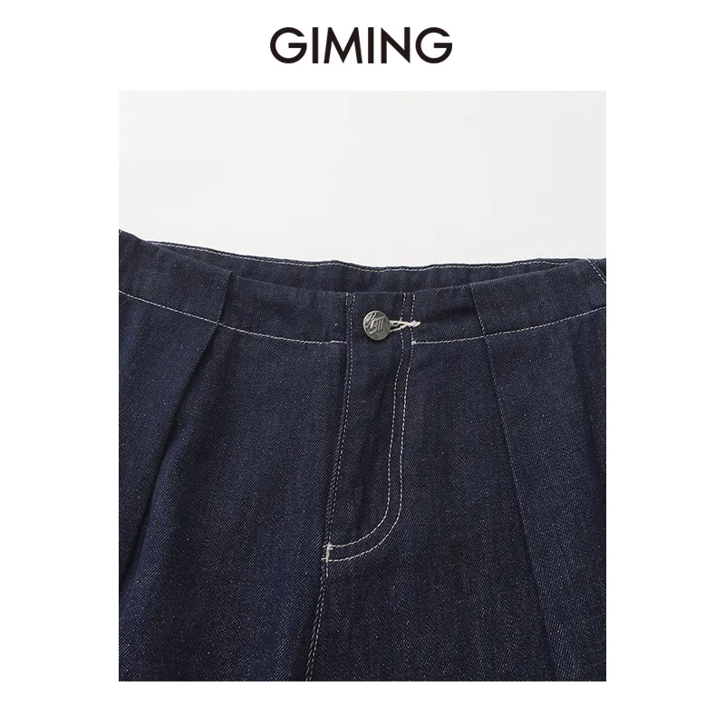 GIMING Jeans Women's Blue-2