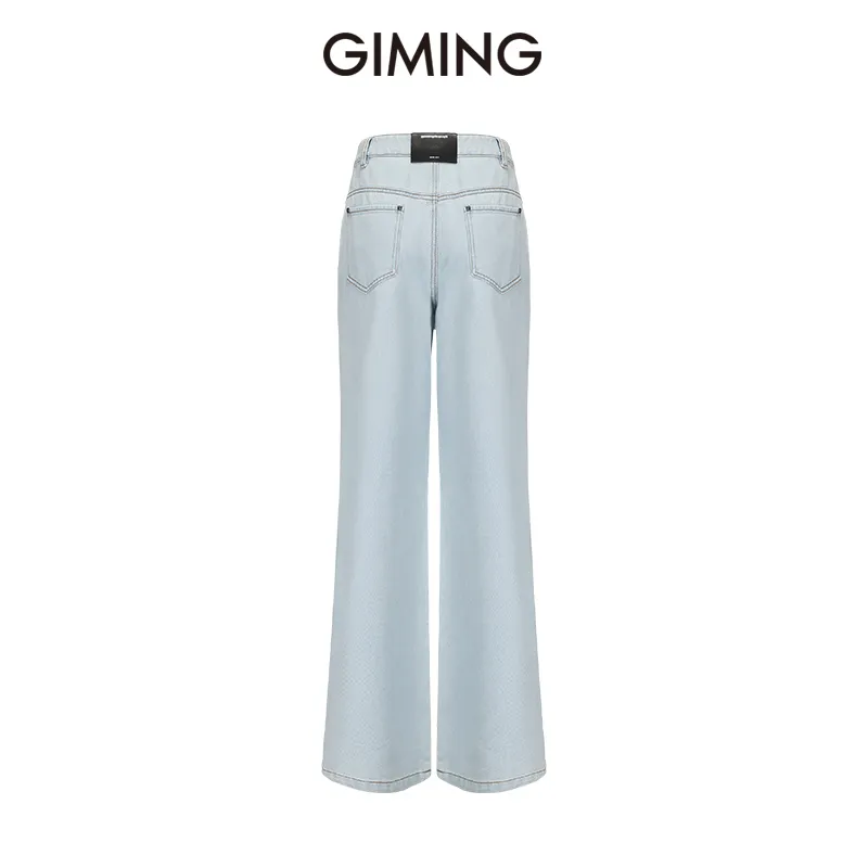 GIMING Jeans Women's Blue-1