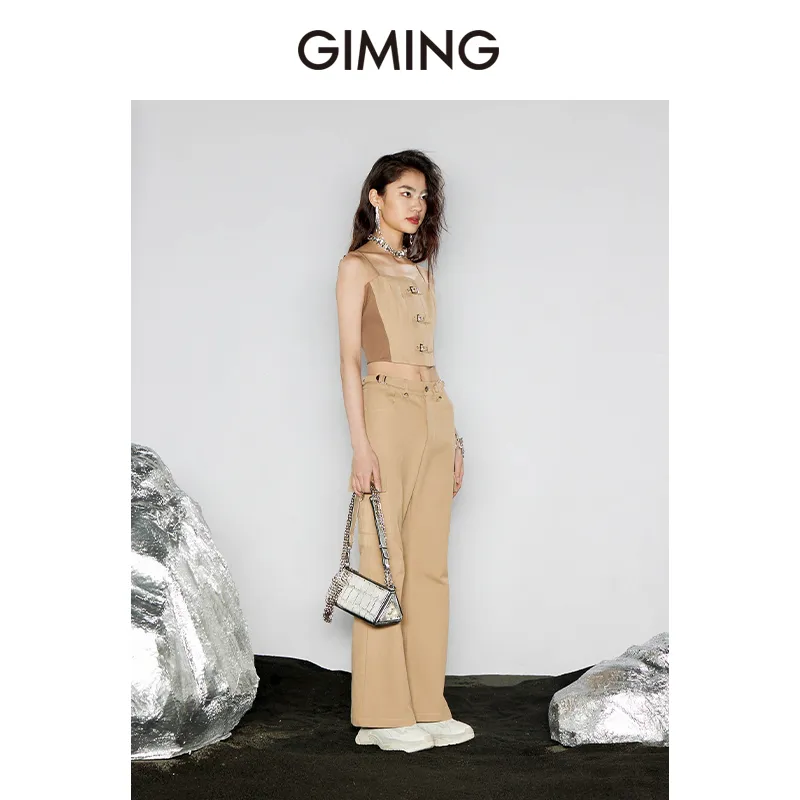 GIMING Camisoles Women's Khaki-3
