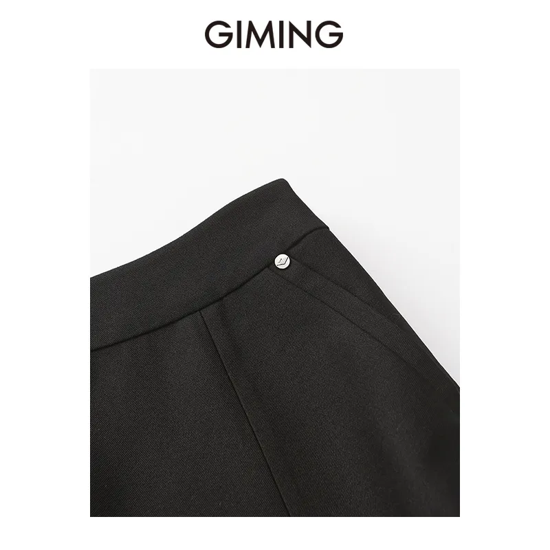 GIMING Casual Shorts Women's Black-2