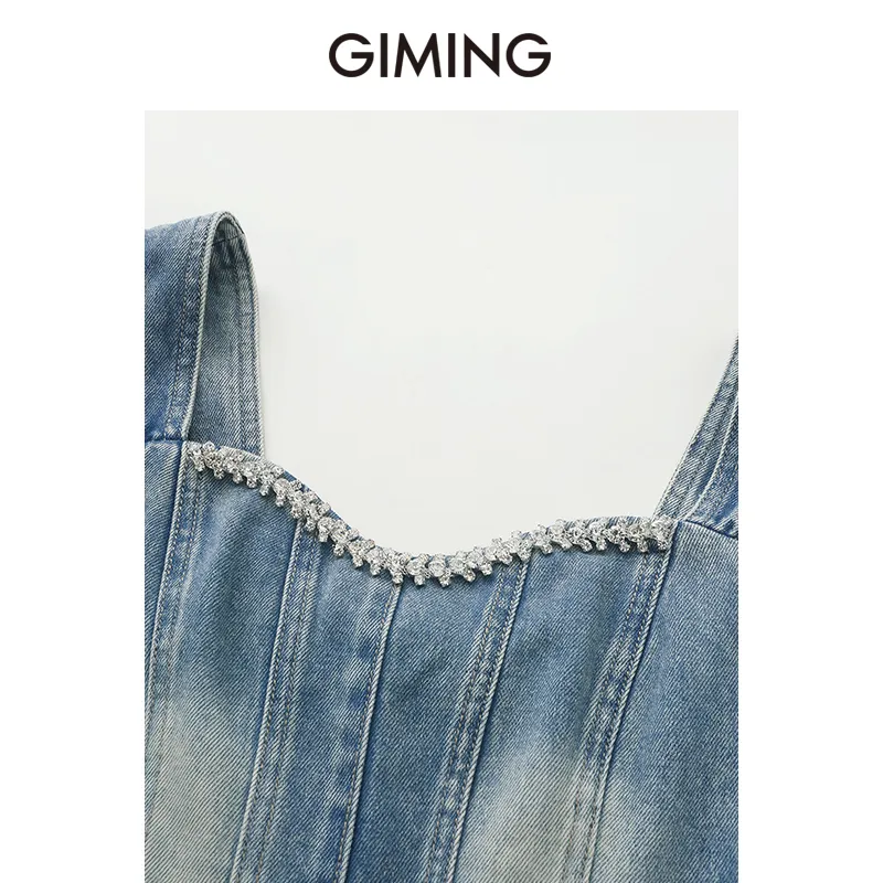 GIMING Camisoles Women's Blue-3