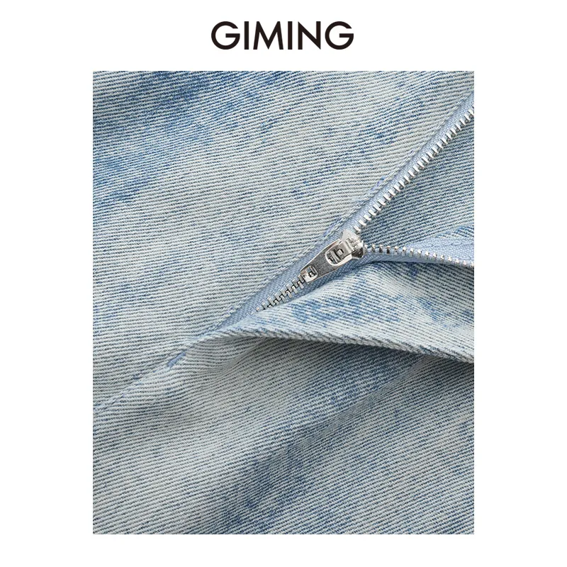 GIMING Jeans Women's Blue-2