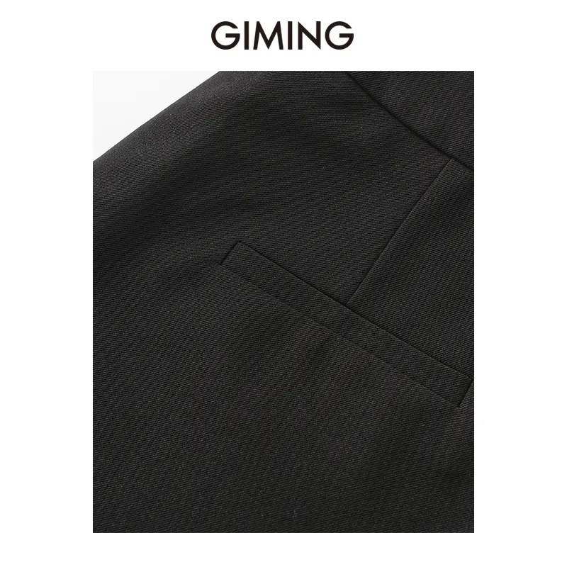 GIMING Casual Shorts Women's Black-4