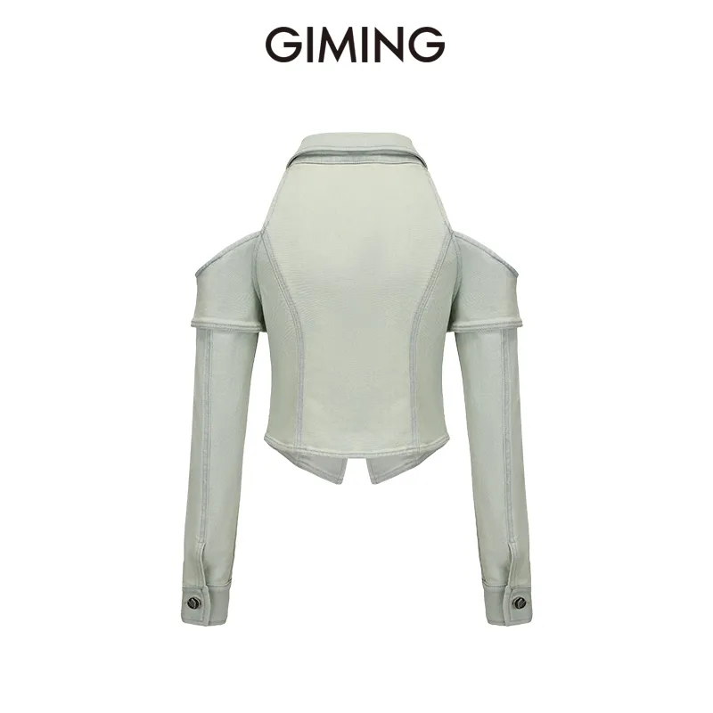 GIMING Fashion Denim Jacket Women's-1
