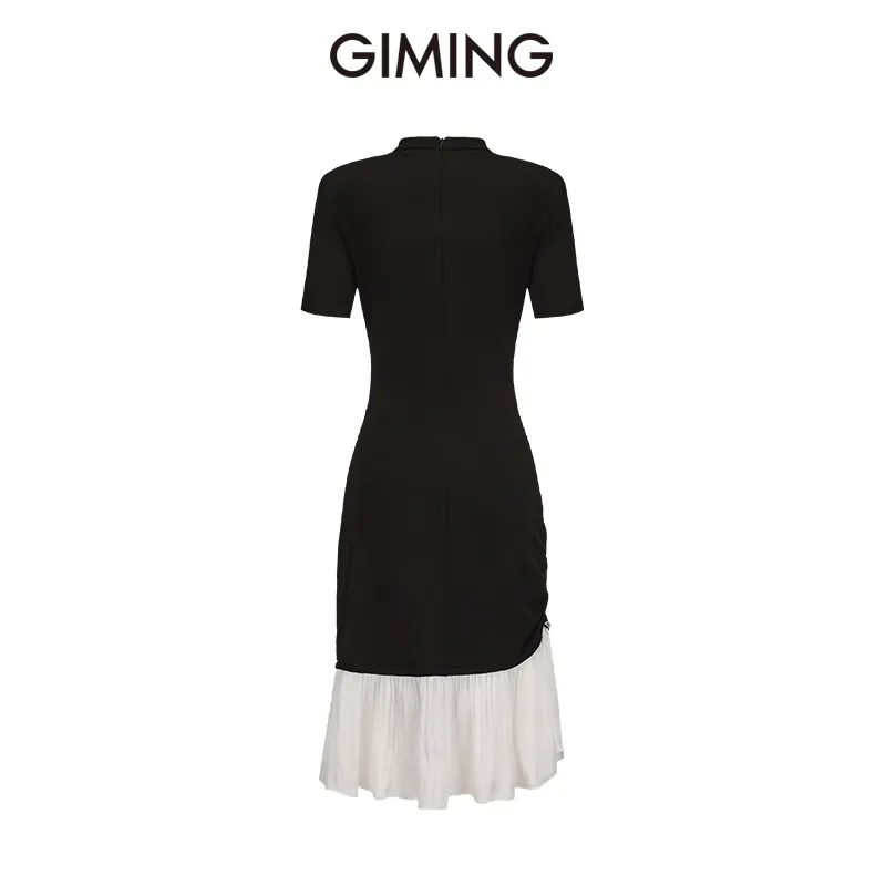 GIMING Short Sleeved Dress Women's-1