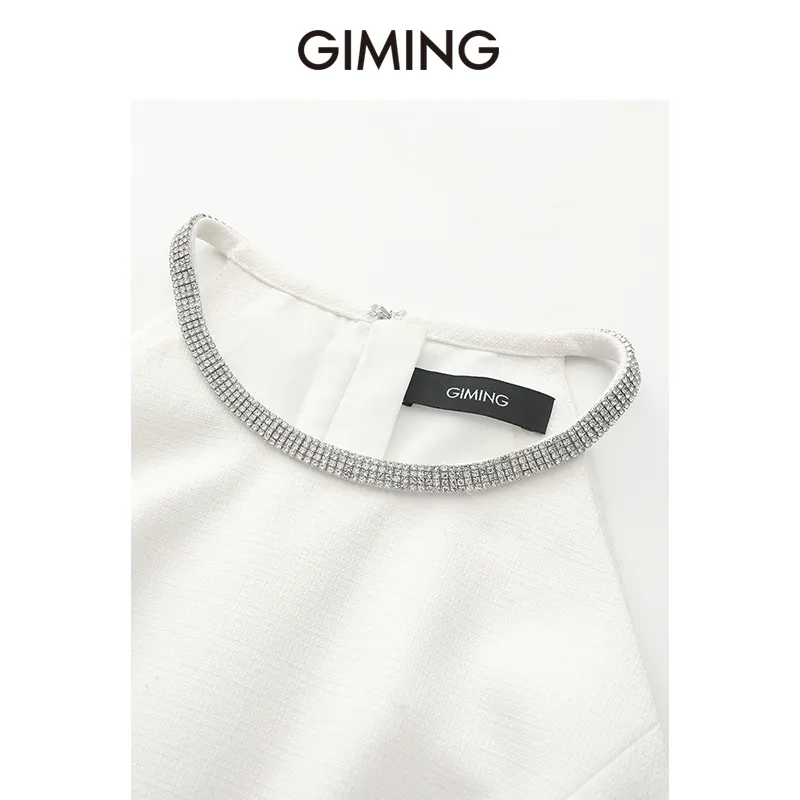 GIMING Tank Tops Women's White-4