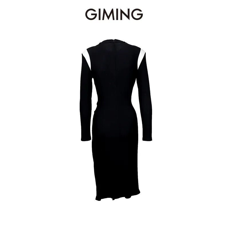 GIMING Long Sleeved Dress Women's-1