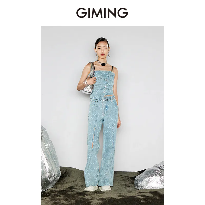 GIMING Camisoles Women's Blue-5