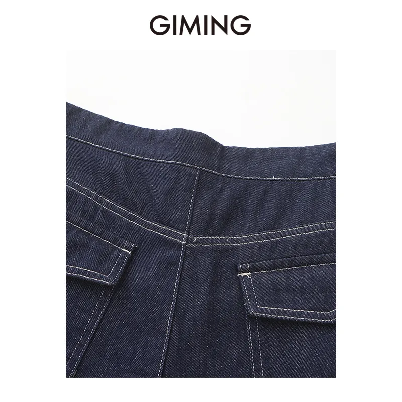 GIMING Jeans Women's Blue-3