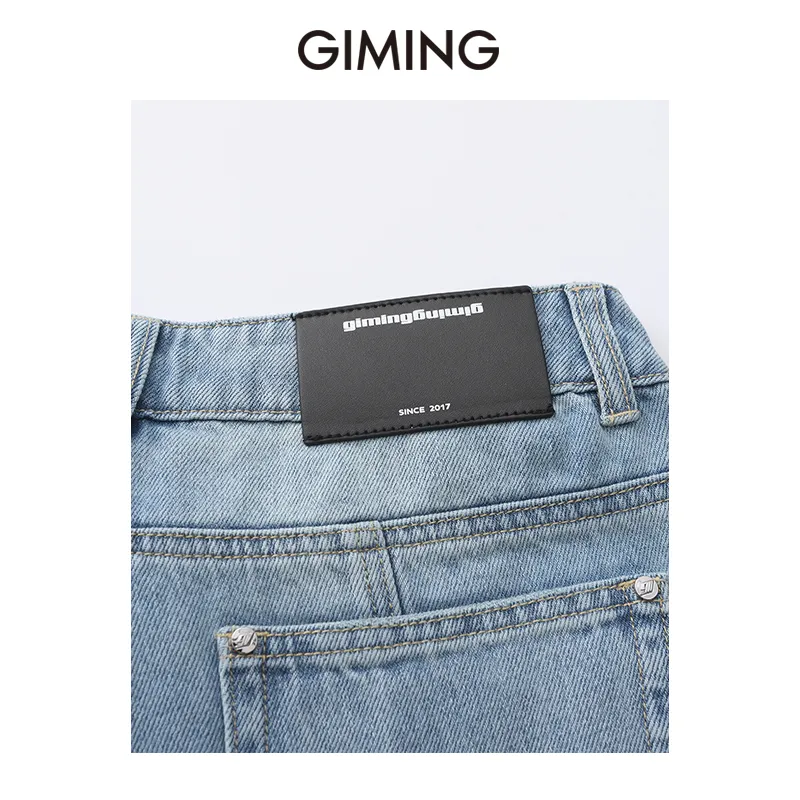GIMING Jeans Women's Light Blue-4
