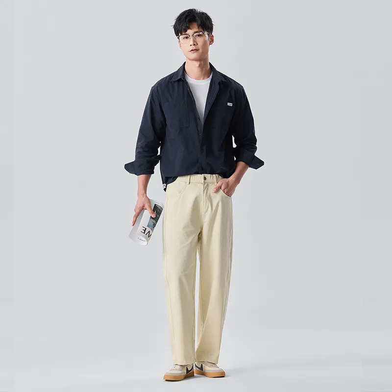 Red bean Casual Pants Men-15