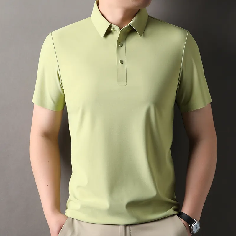 Red bean Polo Shirts Men-3