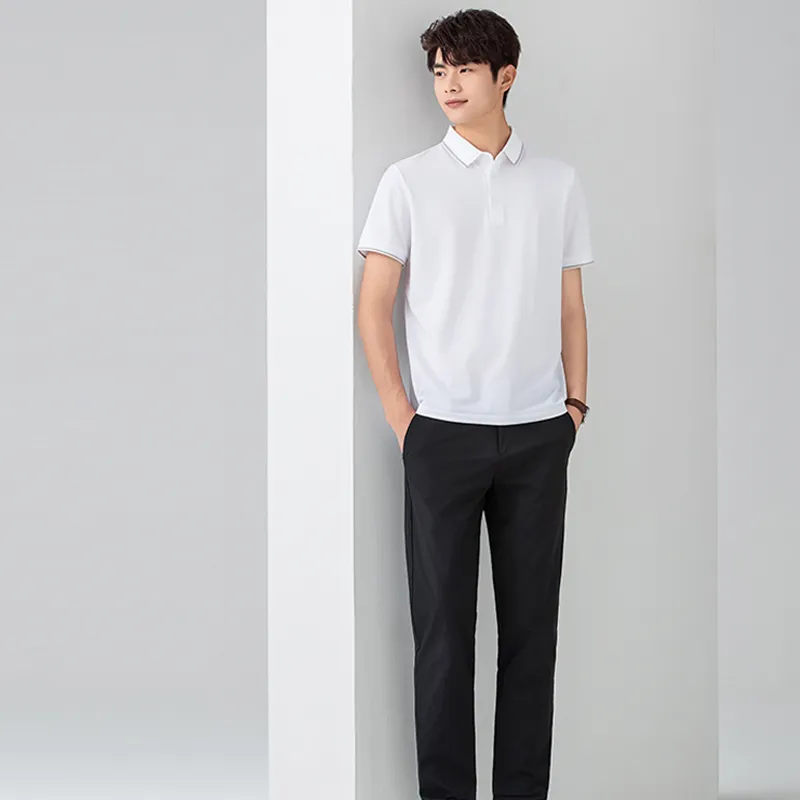Red bean Polo Shirts Men-5