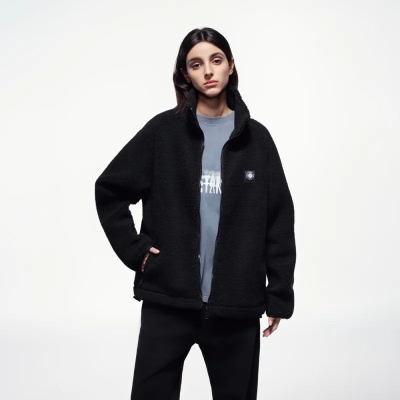 Stance Velvet feel Coat Unisex Black-4