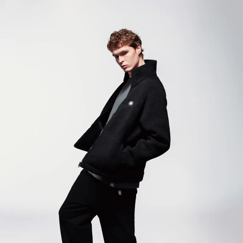 Stance Velvet feel Coat Unisex Black-1