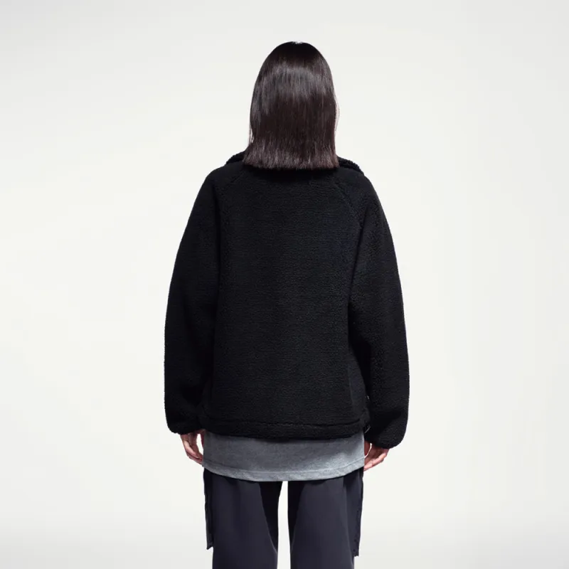 Stance Velvet feel Coat Unisex Black-3
