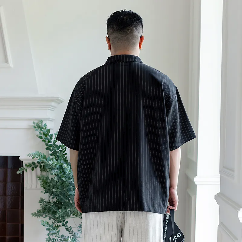 WAYNEXZAVIER Polo Shirts Men Black-3